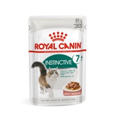 Royal Canin Instinctive +7 - пълноценна храна за котки над 7 годишна възраст (тънки късчета в сос)12x 85 гр.